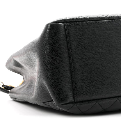 Chanel Caviar Quilted Grand Shopping Tote GST Black 9 of 11