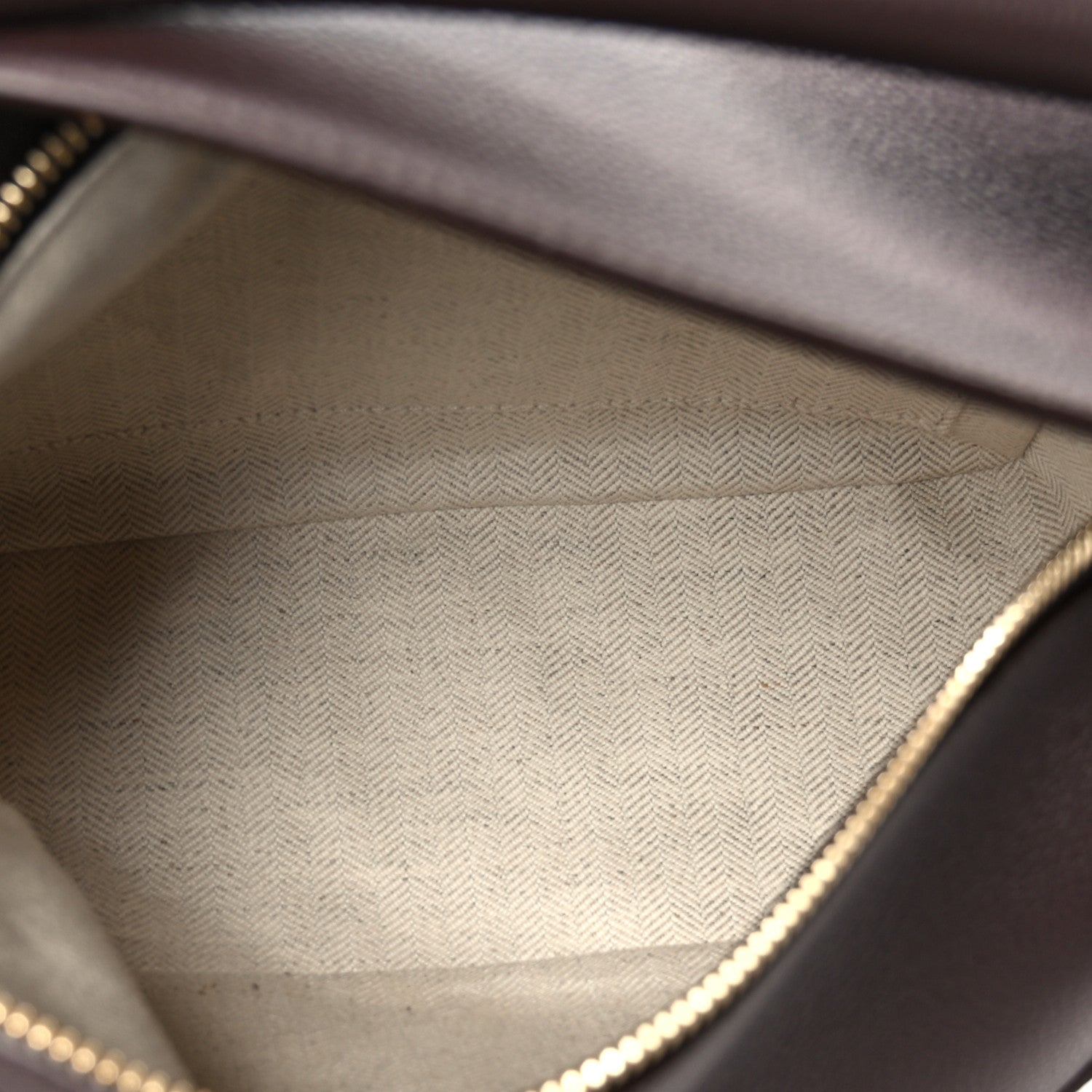 Loewe Soft Grained Calfskin Small Puzzle Edge Bag Dark Chestnut 5 of 11