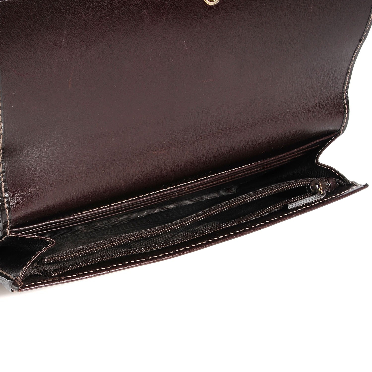 Gucci GG Supreme Monogram Tattoo Heart Continental Wallet Brown 5 of 6