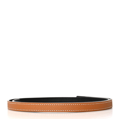 Hermes Epsom Swift 13mm Belt Strap 80 Gold Black 2 of 5
