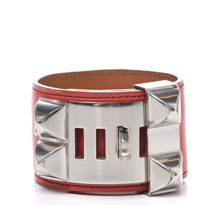 Hermes Swift Collier de Chien CDC Bracelet S Sanguine 2 of 4
