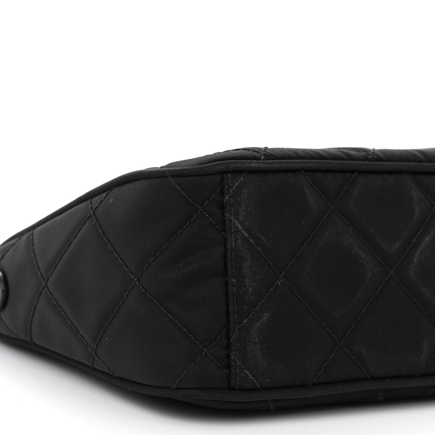 Prada Nylon Tessuto Impuntu Quilted Crossbody Bag Black 9 of 10