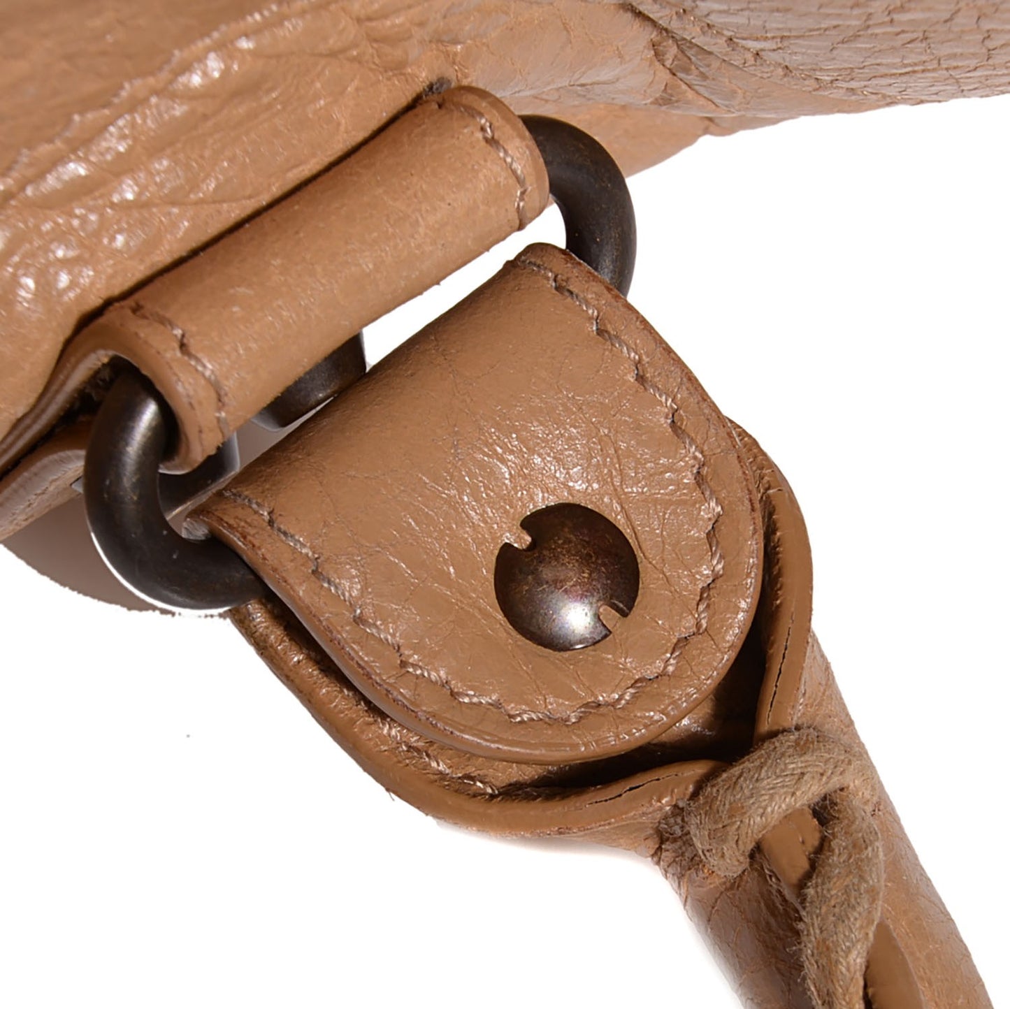 Agneau Classic Hardware Velo Beige Nougatine