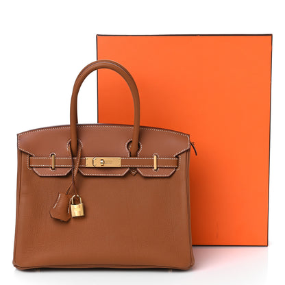 Hermes Togo Swift Canvas 3 in 1 Birkin 30 Gold 14 of 14