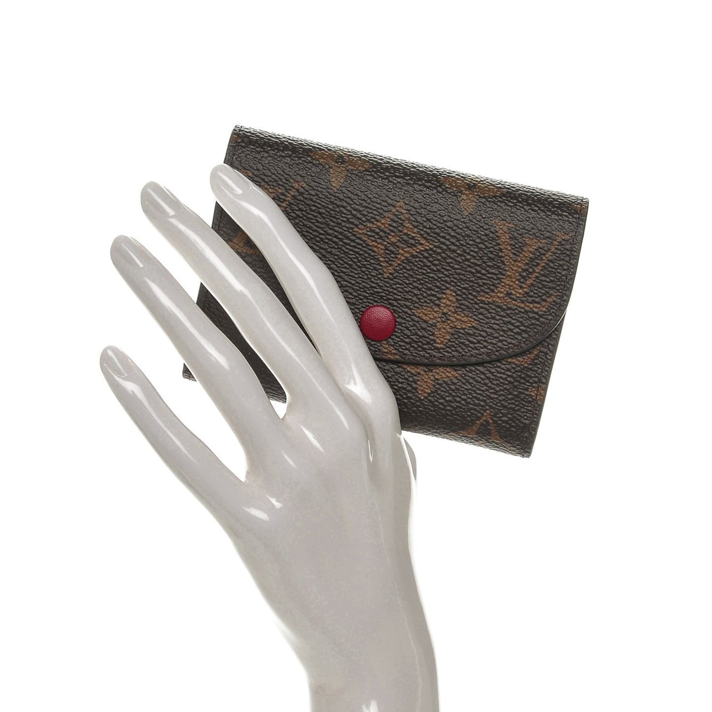 Monogram Rosalie Coin Purse Fuchsia