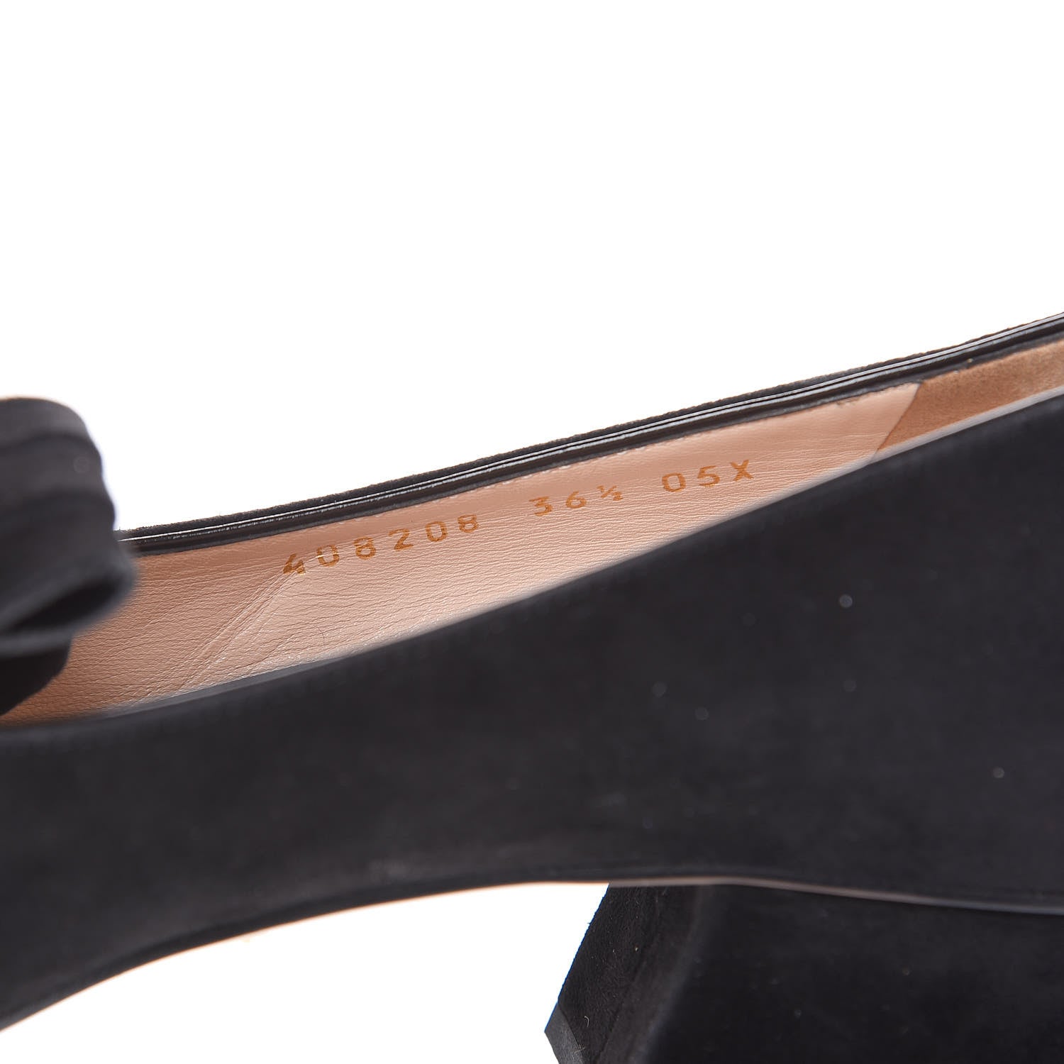 Gucci Kid Scamosciato GG Marmont Fringe 50mm Loafer Pumps 36.5 Black 8 of 11