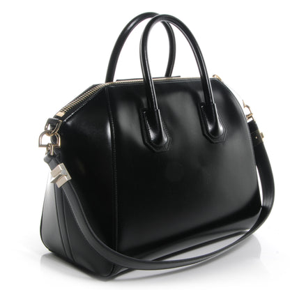 Givenchy Shiny Lord Calfskin Medium Antigona Black 3 of 10