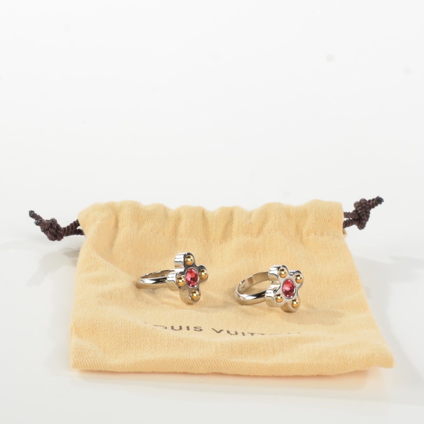 Crystal Love Letters Timeless Ring Set Silver S 5.5