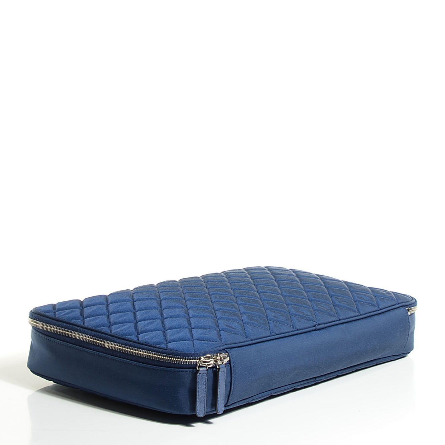 Nylon Quilted 15 Inch Laptop Case Blue