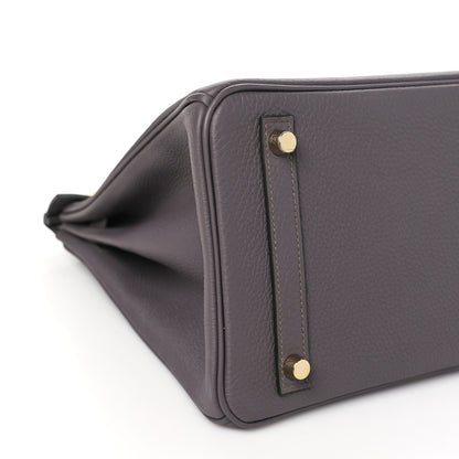 Hermes Togo BIRKIN 30 Etain 9 of 11