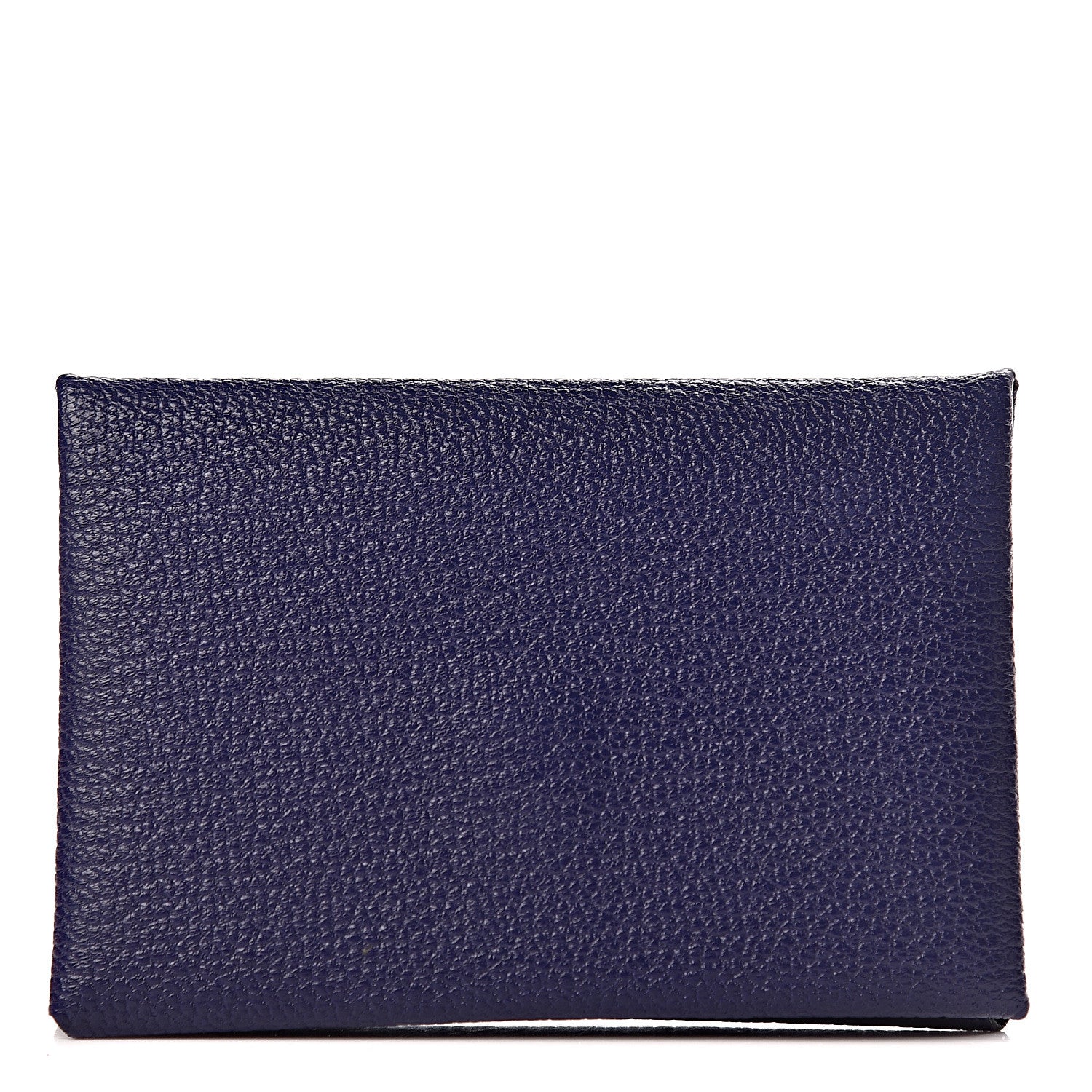 Hermes Chevre Mysore Calvi Card Case Bleu Encre 1 of 8