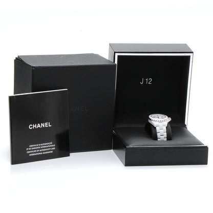 Chanel Stainless Steel Ceramic 33mm J12 Quartz Watch White 6 of 6