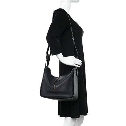 Loewe Calfskin Small Hammock Shoulder Bag Midnight Blue Black 2 of 11