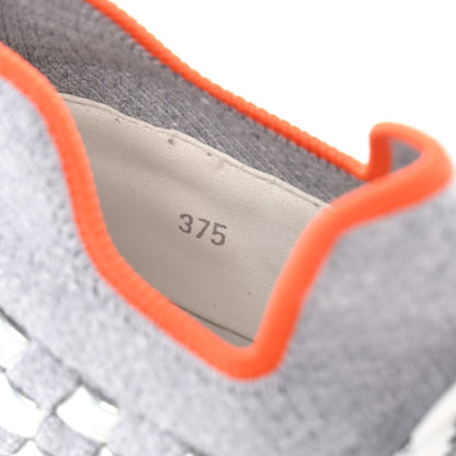 Hermes Knit Womens Flex Bolduc Sneakers 37.5 Gris Silex 9 of 10