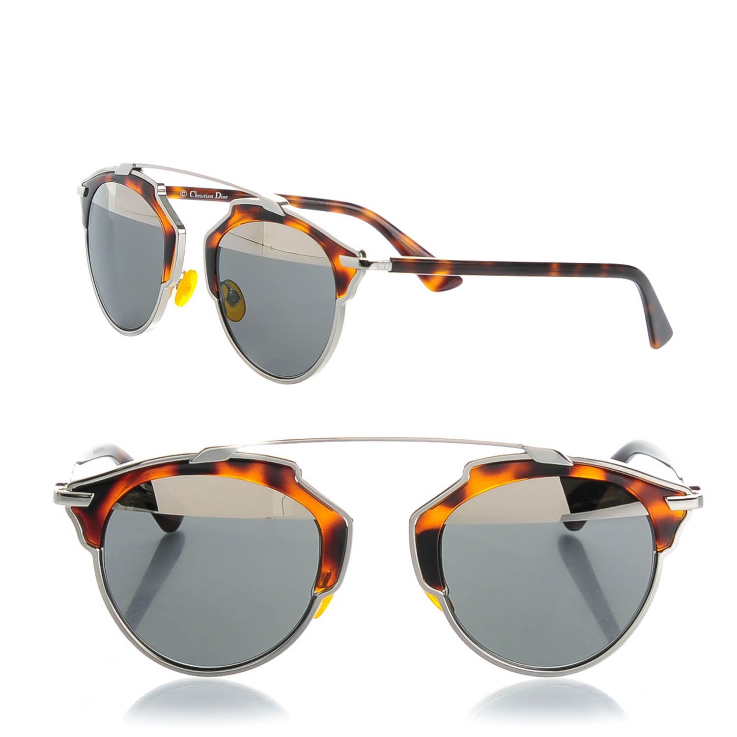 Christian Dior So Real Sunglasses Havana 1 of 6