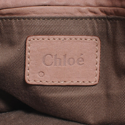 Chloe Nubuck Calfskin Large Marcie Satchel Desert Mauve 7 of 9