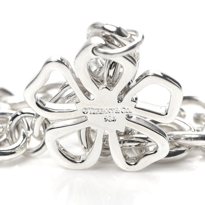 Tiffany Sterling Silver Flower Charm Bracelet 5 of 5