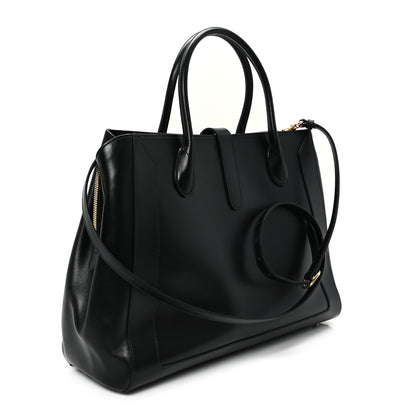 Gucci Boarded Plutone Calfskin Large Jackie 1961 Tote Black 3 of 12