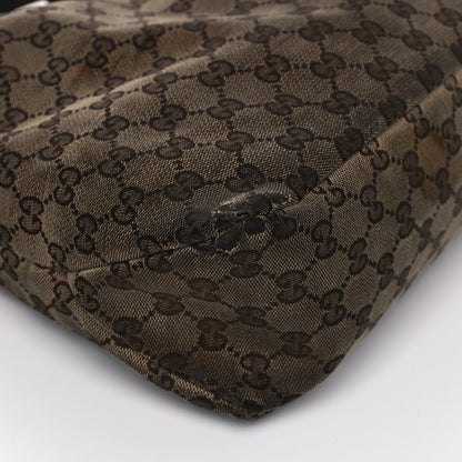 Gucci Monogram Medium Horsebit Chain Hobo Dark Brown 8 of 26
