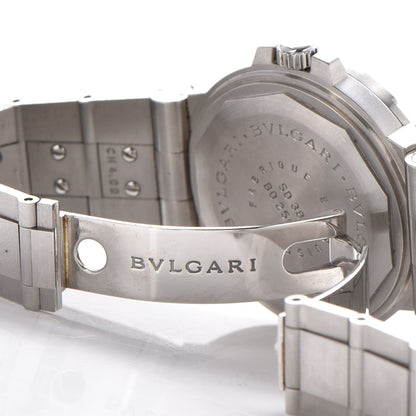 Bulgari Stainless Steel 38mm Diagono Scuba Automatic Watch Black 9 of 10