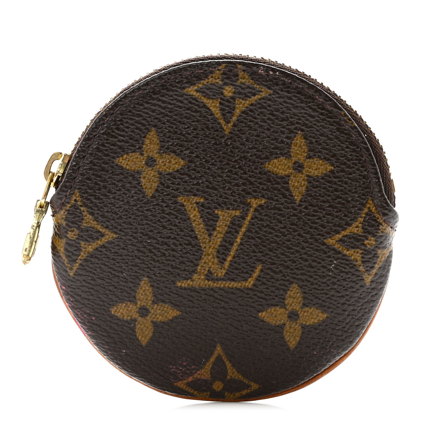 Monogram Round Coin Purse