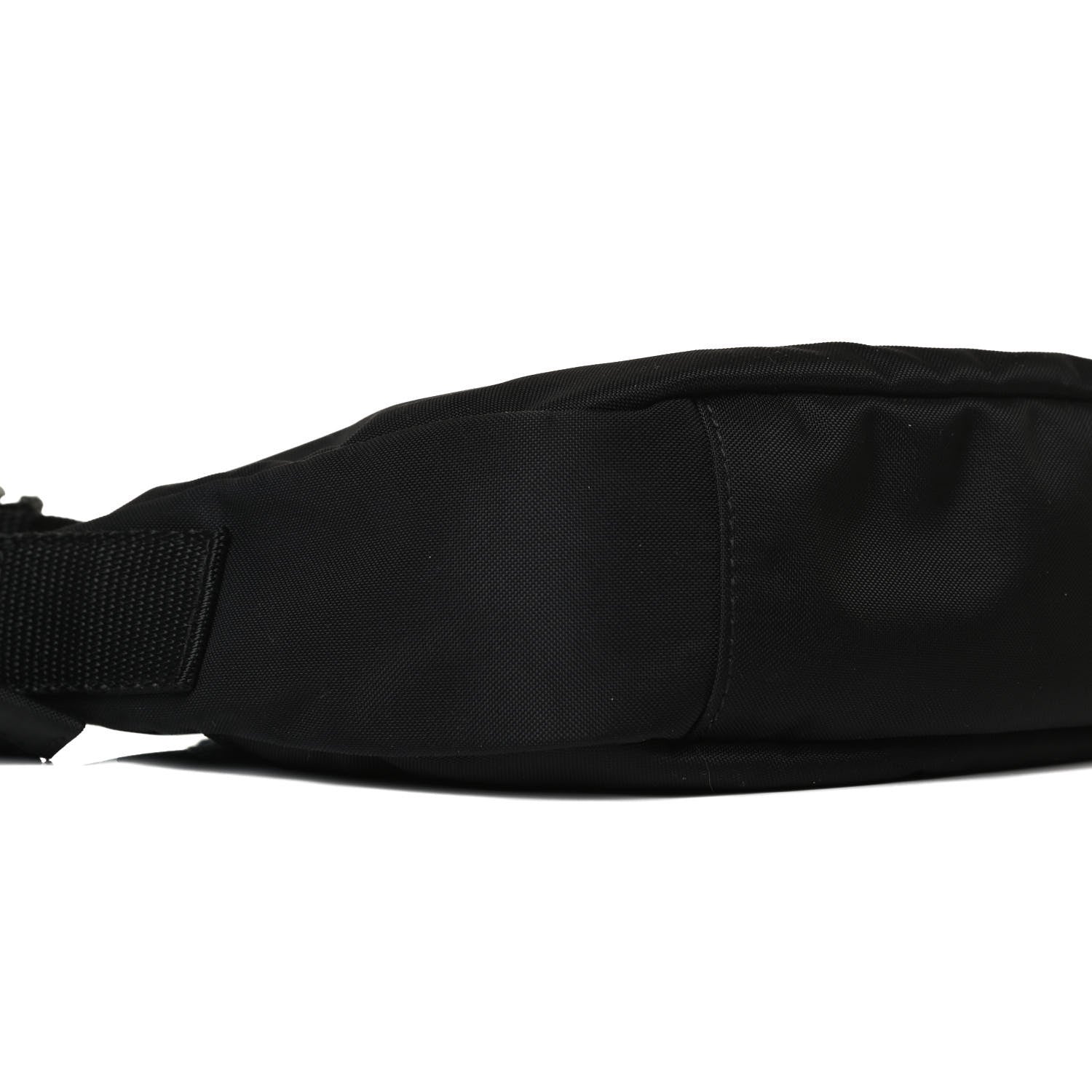 Balenciaga Recycled Sport Nylon Logo Embroidered Wheel Sling Bag Black White 8 of 10