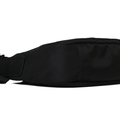 Balenciaga Recycled Sport Nylon Logo Embroidered Wheel Sling Bag Black White 8 of 10