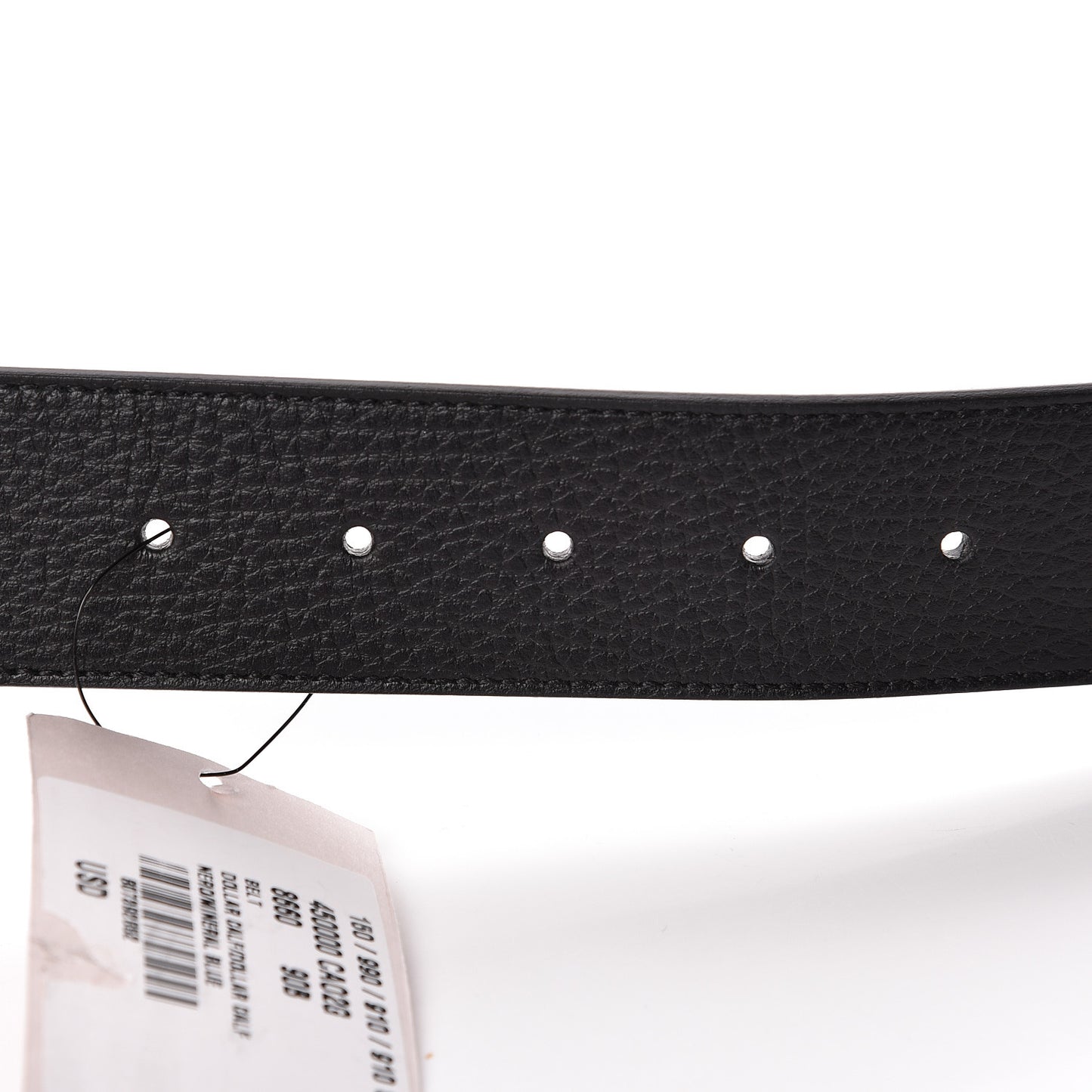 Dollar Calfskin 1973 Reversible Belt 90 36 Black Mineral Blue