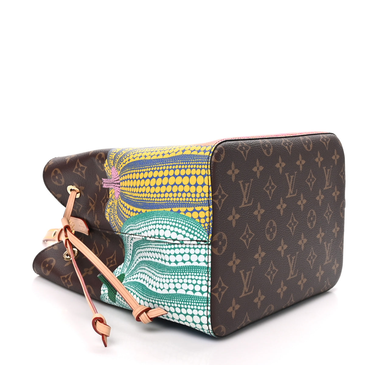 Louis Vuitton LV x YK Monogram Kusama Pumpkin Neonoe MM 4 of 9