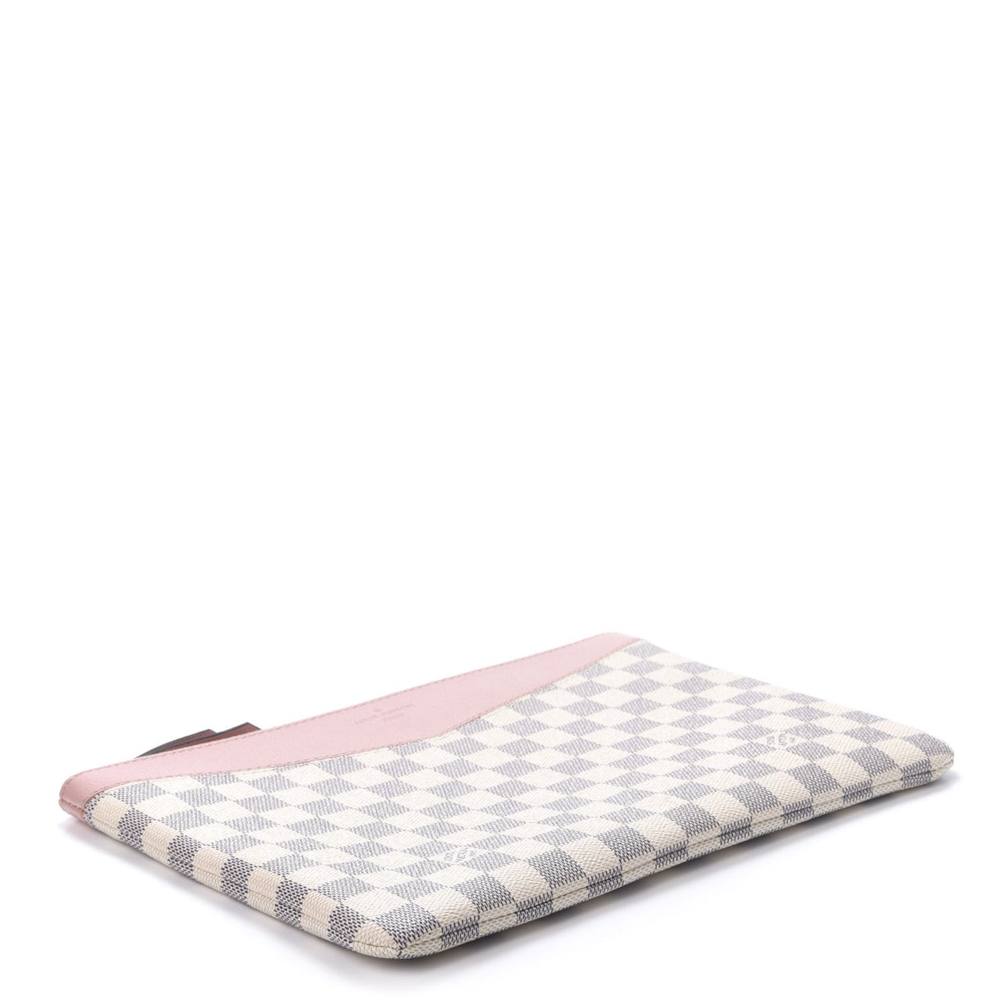 Damier Azur Daily Pouch Rose Poudre