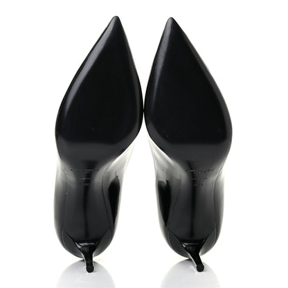 Saint Laurent Patent Calfskin Zoe 85 Pumps 38.5 Black 5 of 8