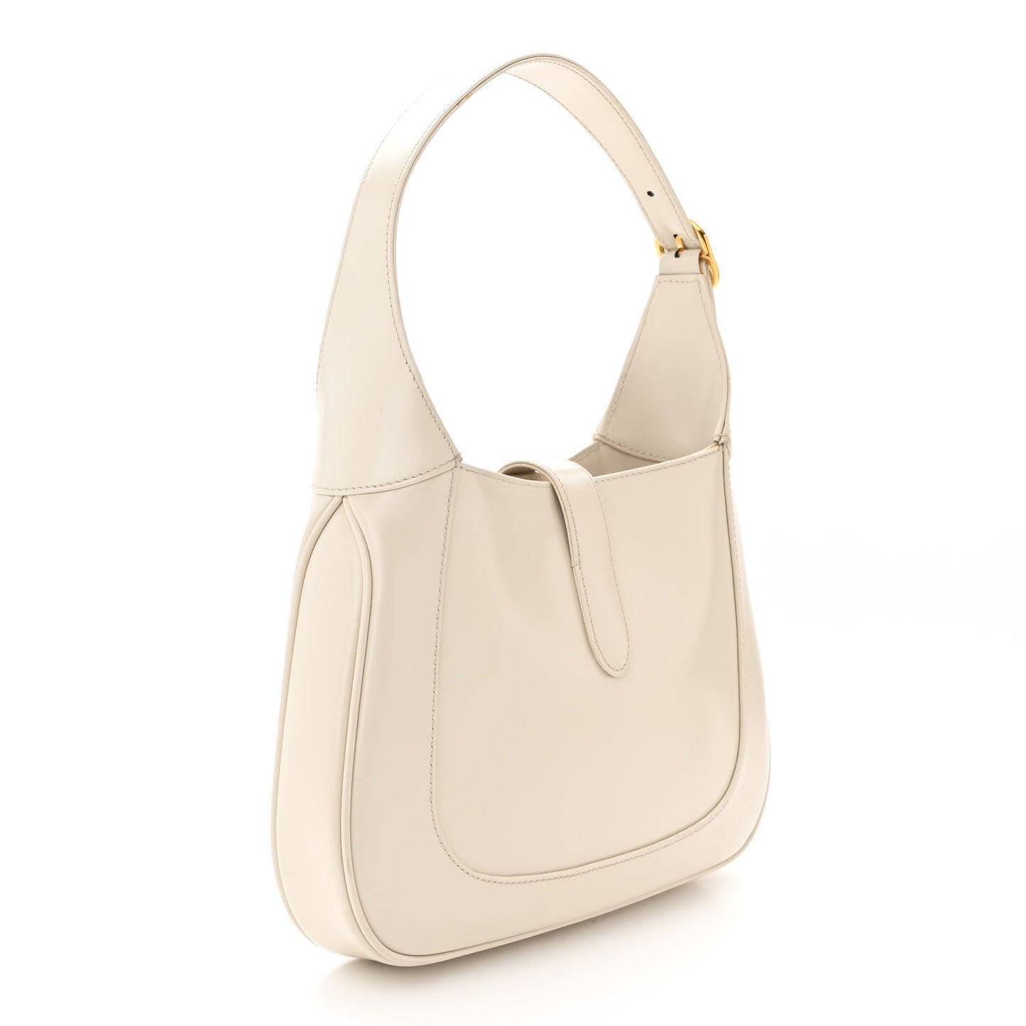 Boarded Dyana Lux Calfskin Small Jackie 1961 Hobo Mystic White