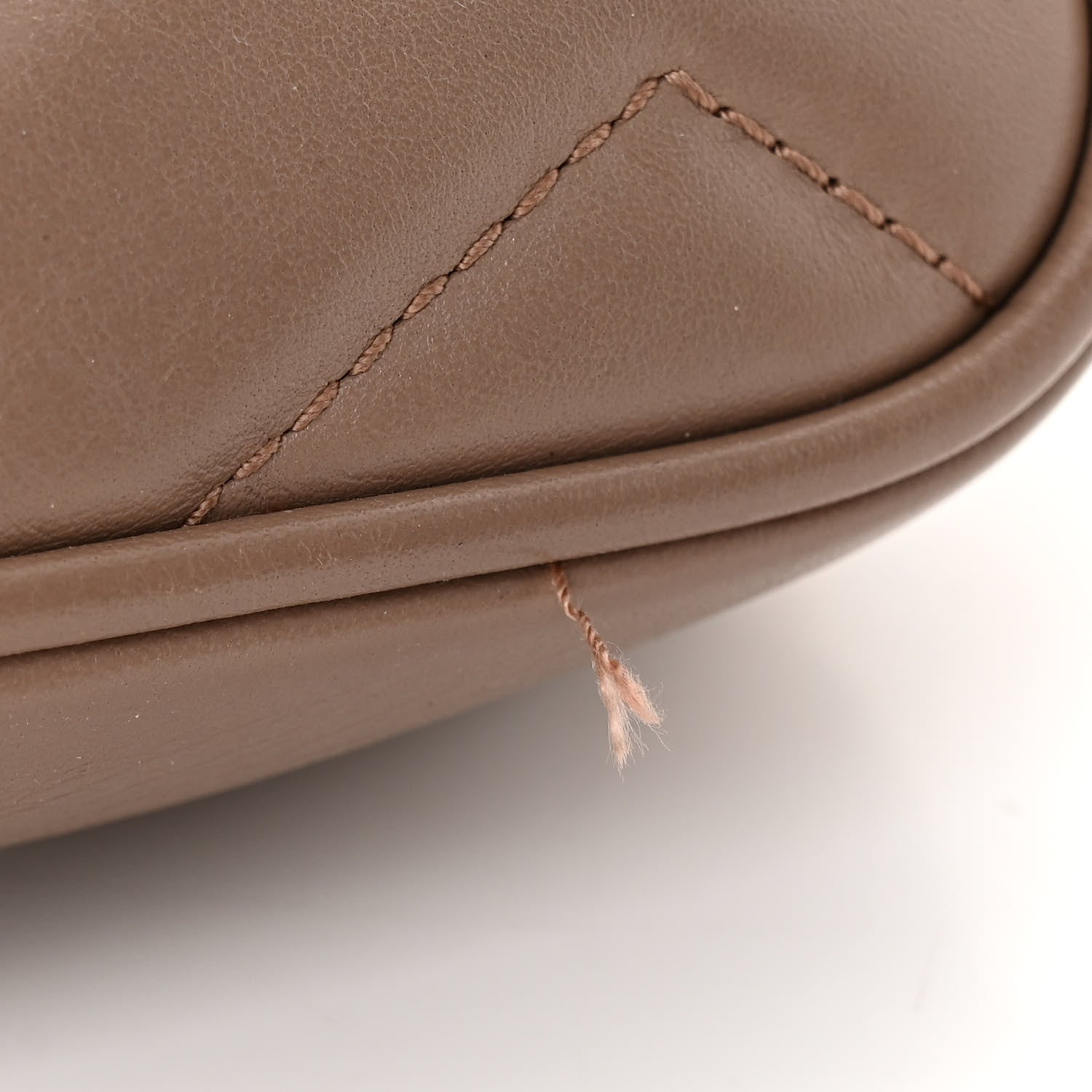 Gucci Calfskin Matelasse Super Mini GG Marmont Shoulder Bag Porcelain Rose 11 of 11