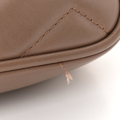 Gucci Calfskin Matelasse Super Mini GG Marmont Shoulder Bag Porcelain Rose 11 of 11