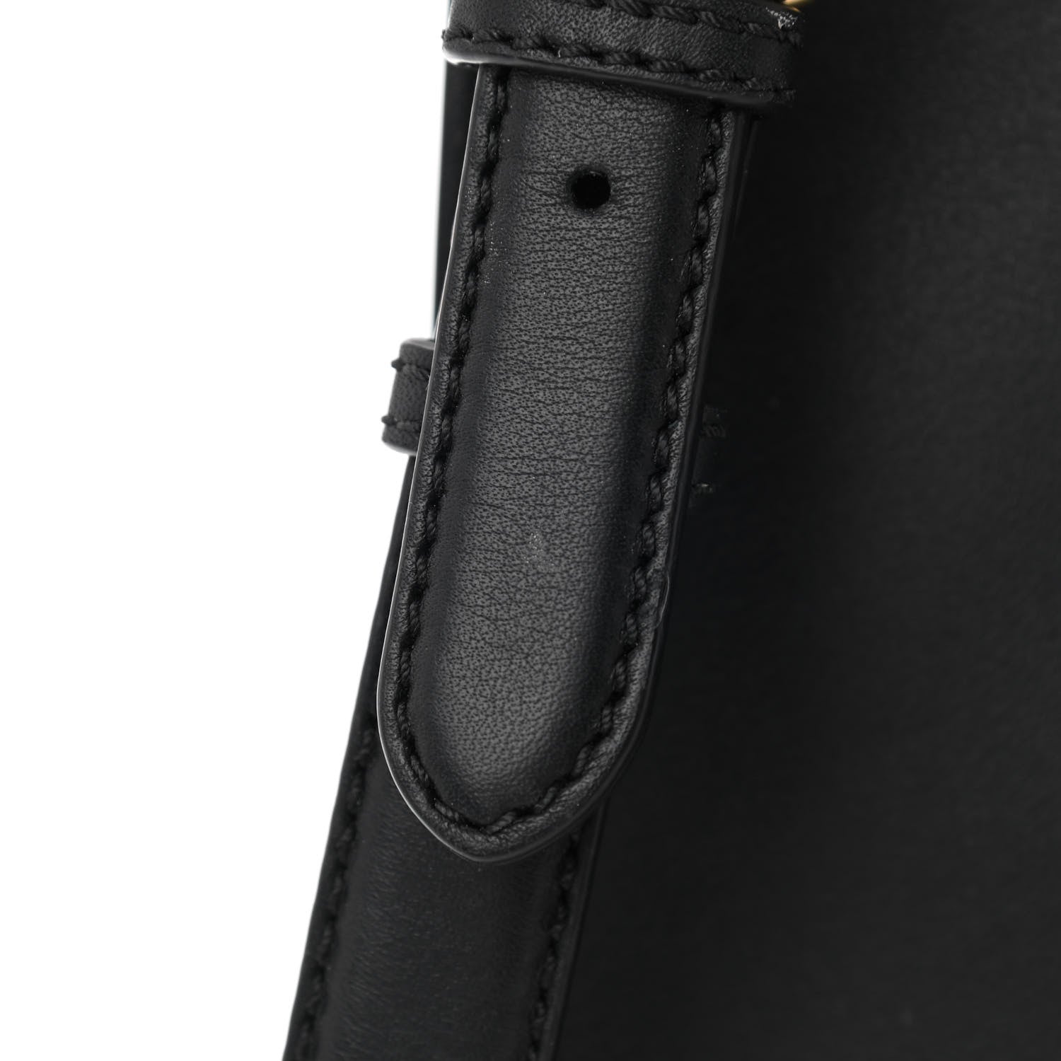 Fendi Vitello Seta Shiny Nappa Medium Peekaboo I SEE U Satchel Black Light Rose 13 of 13