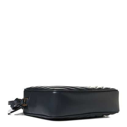 Saint Laurent Calfskin Matelasse Monogram Lou Camera Bag Dark Smog 3 of 13