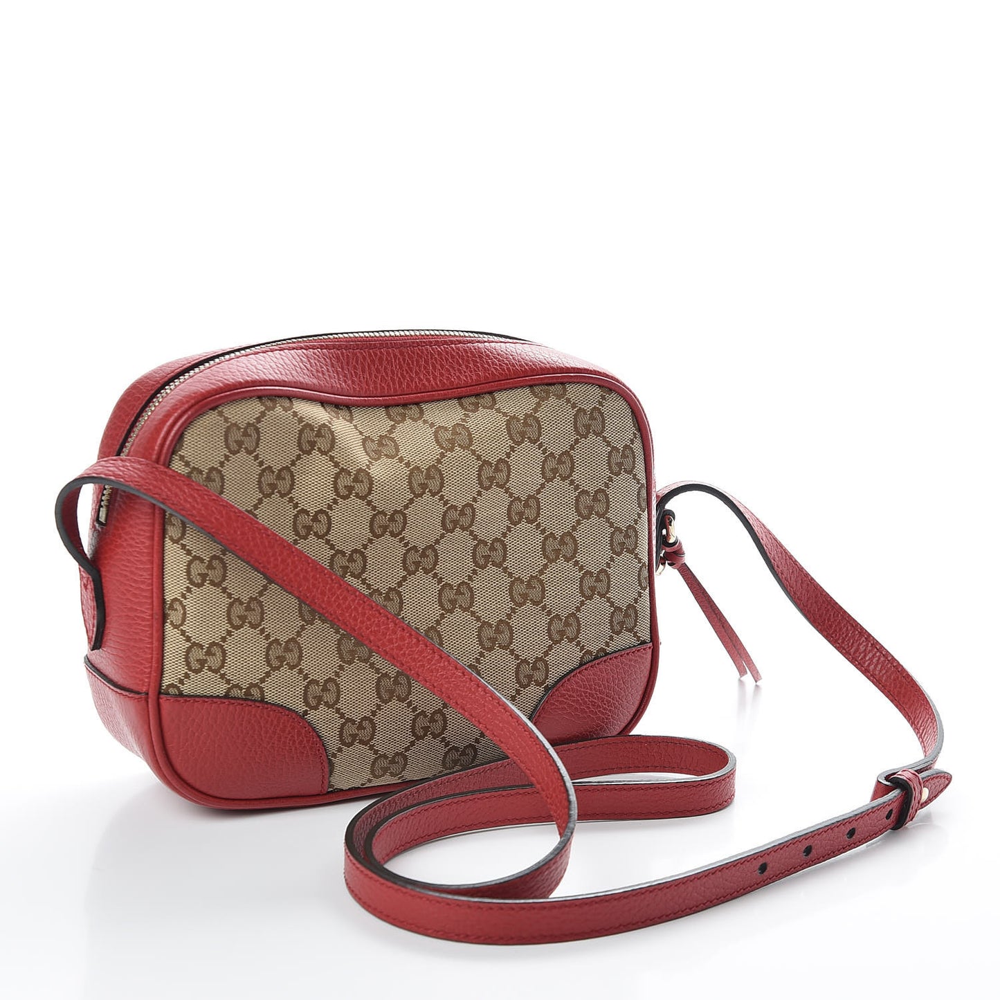 Monogram Mini Bree Messenger Bag Red