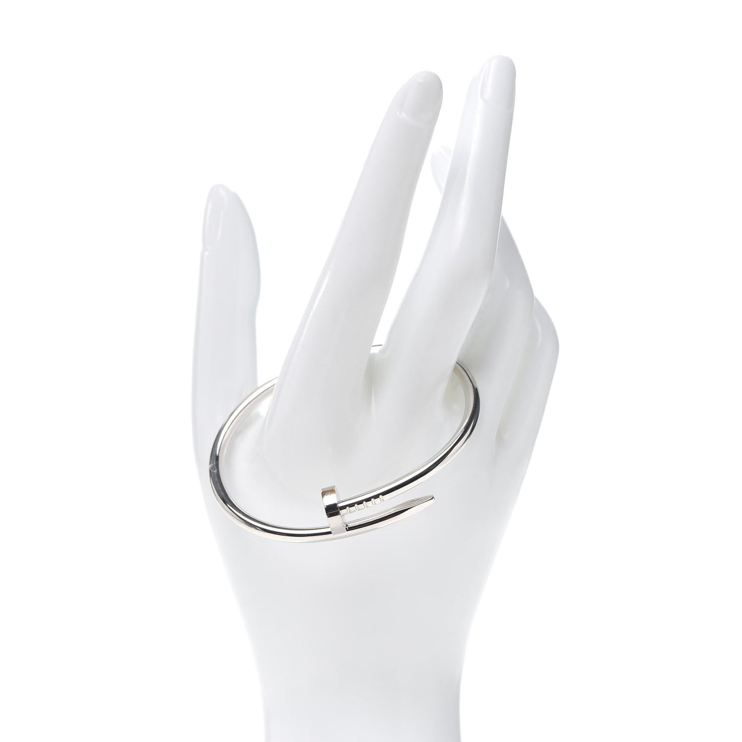 18K White Gold Juste Un Clou Bracelet 17