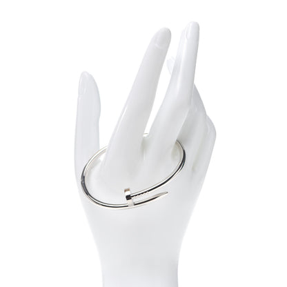 Cartier 18K White Gold Juste Un Clou Bracelet 17 2 of 7