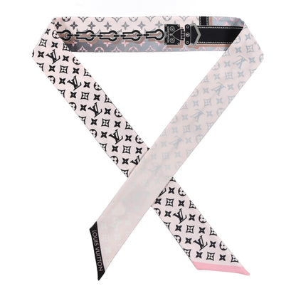 Louis Vuitton Silk Monogram Rising Confidential BB Bandeau Black Rose 1 of 4