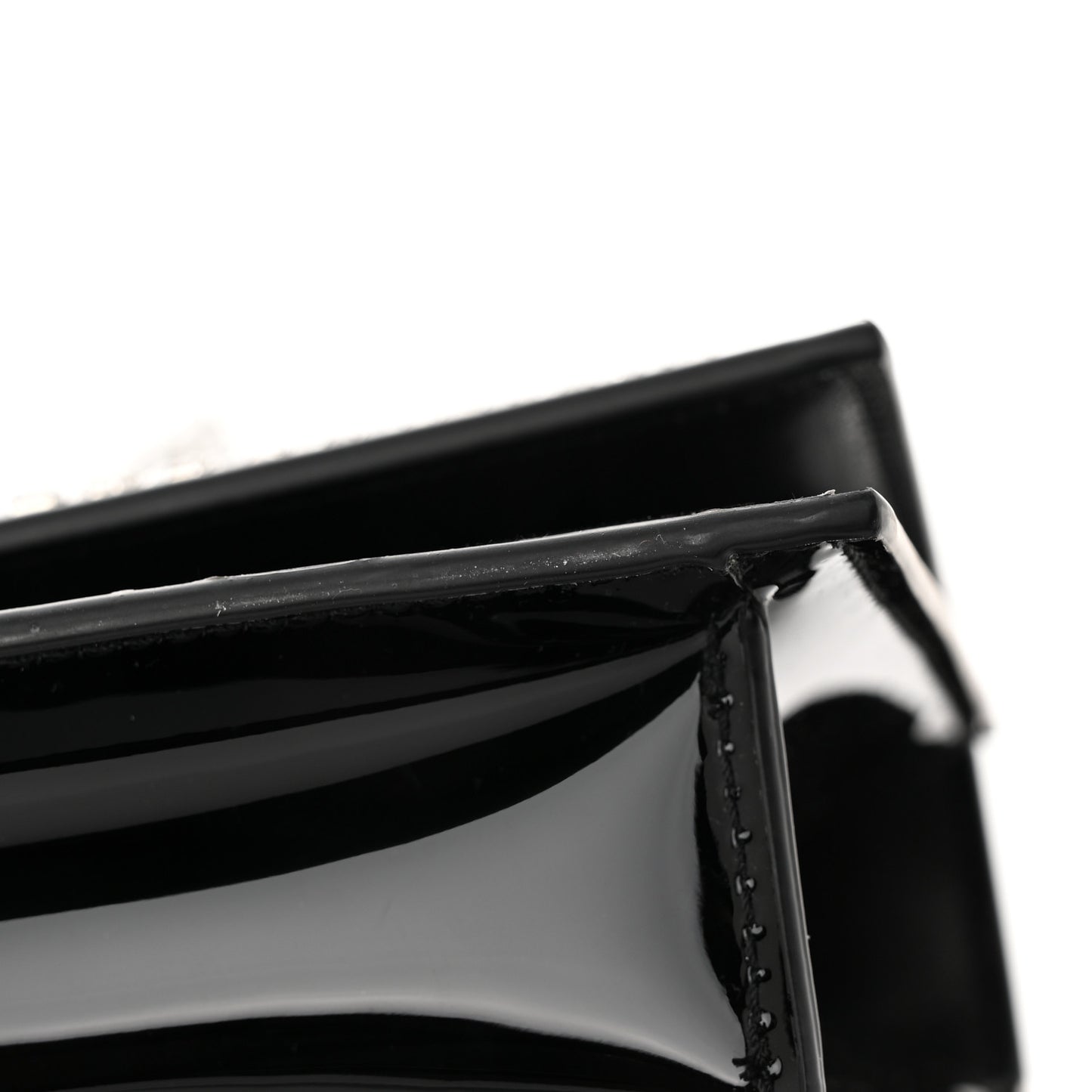 Patent Crystal Embellished Bing Bohemia Crossbody Bag Black
