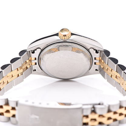 Rolex Stainless Steel 18K Yellow Gold 26mm Oyster Perpetual Datejust Watch Silver 79173 5 of 6