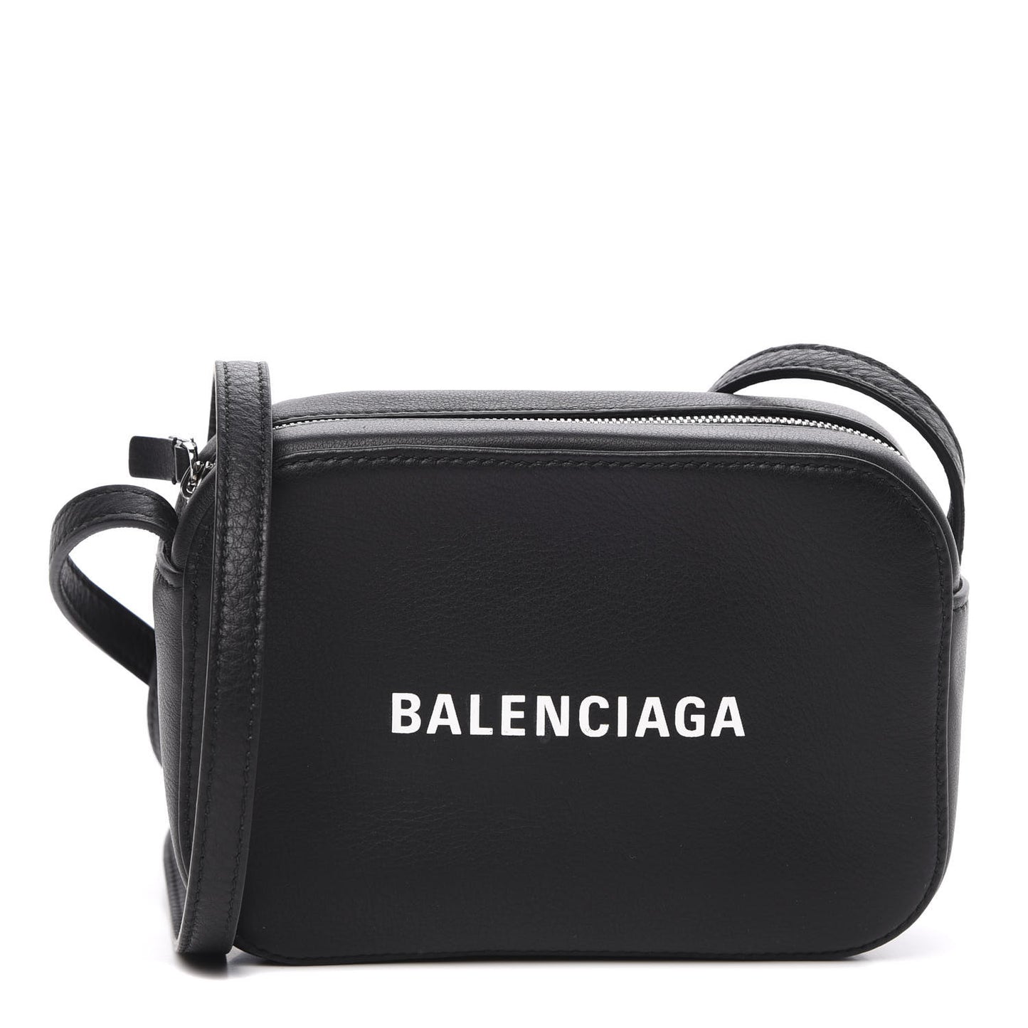 Calfskin Logo XS Everyday Camera Bag Black