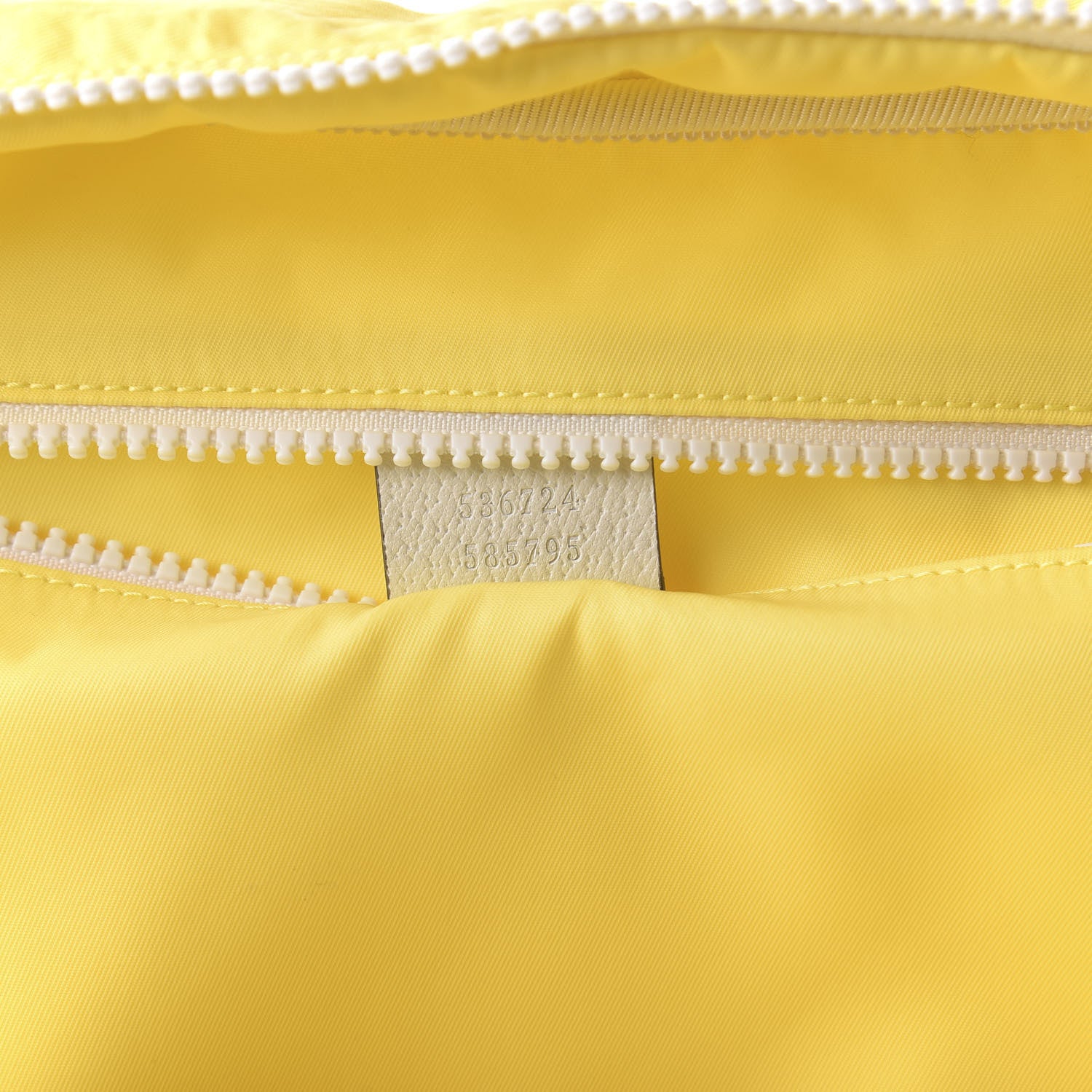 Gucci Nylon Twill Blind For Love Interlocking G Backpack Pastel Yellow Multicolor 8 of 9