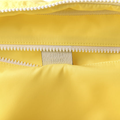 Gucci Nylon Twill Blind For Love Interlocking G Backpack Pastel Yellow Multicolor 8 of 9