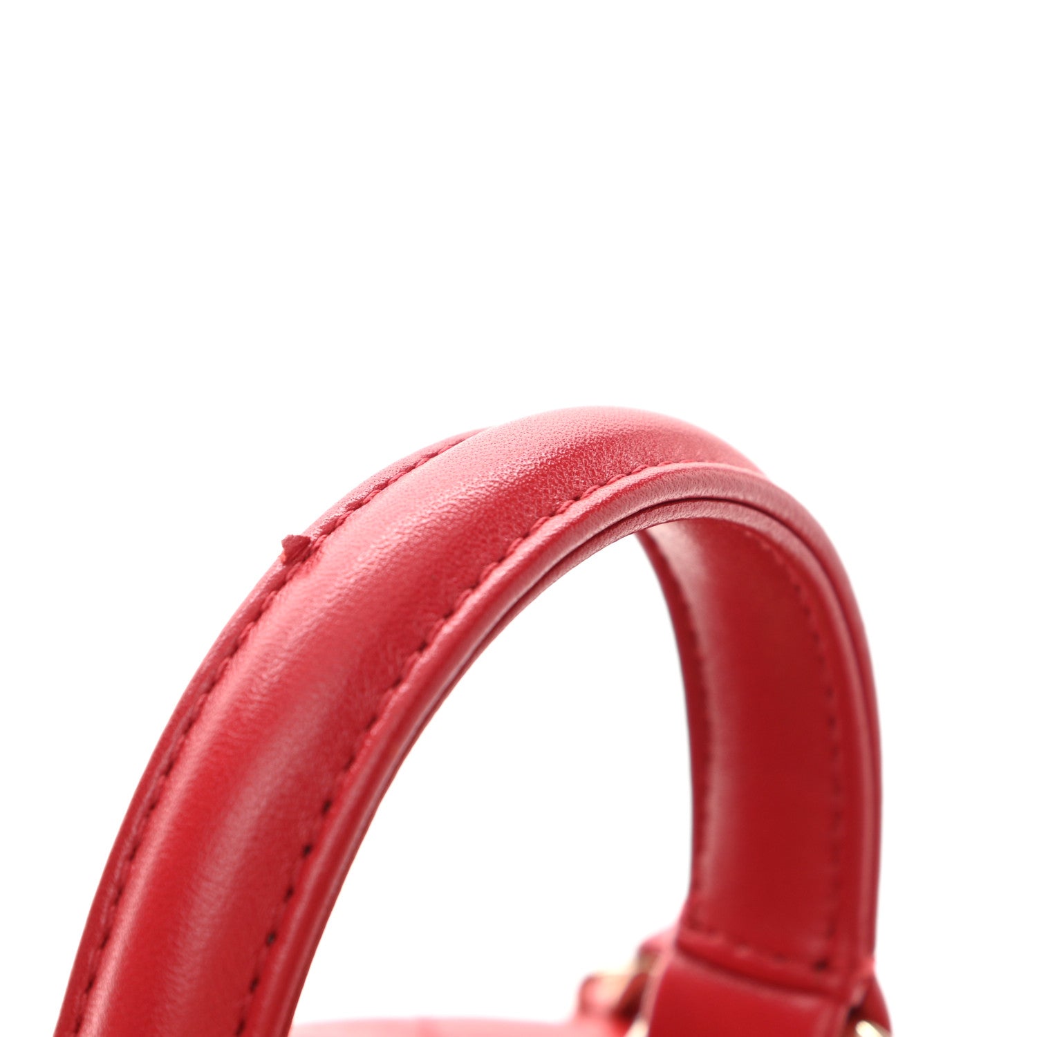 Chanel Lambskin Quilted Trendy Vanity Case Red 11 of 11