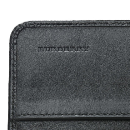 Burberry House Check Bridle Calfskin Penrose Continental Wallet Black 6 of 7