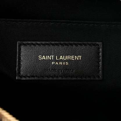 Saint Laurent Calfskin Matelasse Monogram Lou Camera Bag Black 6 of 11