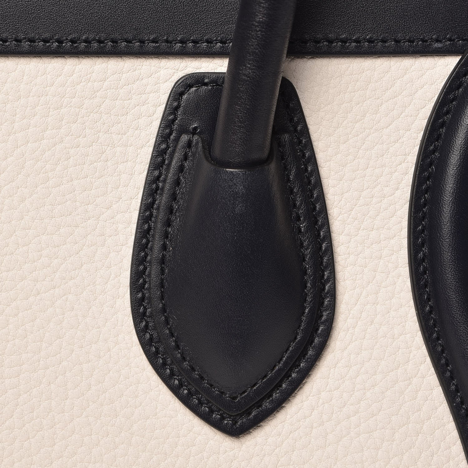 Celine Baby Grained Calfskin Nubuck Micro Tri-Color Luggage White 12 of 12