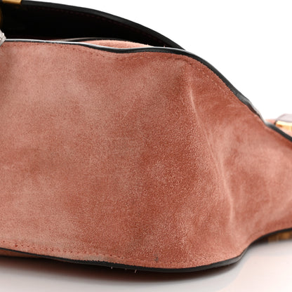 Chloe Suede Calfskin Braided Medium Marcie Double Carry Canyon Rose 12 of 12